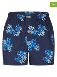 Happy Shorts Bokserki w kolorze granatowym rozmiar: XL. Niebieskie bokserki męskie Happy Shorts, bez wzorów, z bawełny. Za 31.28 zł.