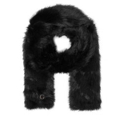 Szalik Guess. Czarne szaliki i kominy damskie Guess, z aplikacjami. Za 329.99 zł.