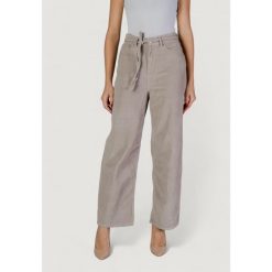 Spodnie Kobieta ONLY ONLBLEECKER MW BELT LOOSE CORD PANT PN. Brązowe spodnie dresowe damskie Only, bez wzorów, z bawełny. W wyprzedaży za 179.80 zł.