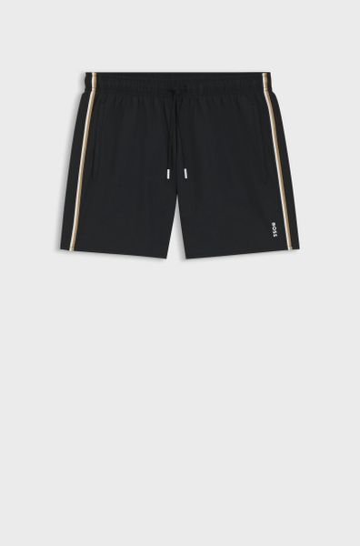 Szorty kąpielowe BOSS Beach NERO (50536351-001). Czarne szorty sportowe męskie Boss, xl, trekkingowe. Za 409.00 zł.