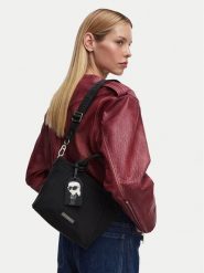 KARL LAGERFELD Torebka B3W30129 Czarny. Czarne torebki klasyczne damskie Karl Lagerfeld, bez wzorów, ze skóry, bez dodatków. Za 779.99 zł.