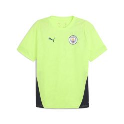Męska koszulka treningowa Manchester City PUMA. Niebieskie t-shirty sportowe męskie Puma, l, bez ramiączek, do piłki nożnej. Za 219.00 zł.