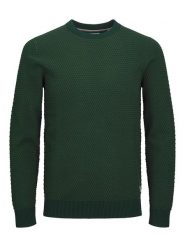 Jack & Jones Sweter "Atlas" w kolorze zielonym rozmiar: M. Zielone swetry męskie Jack & Jones, m, bez wzorów, bez kołnierzyka. Za 78.84 zł.