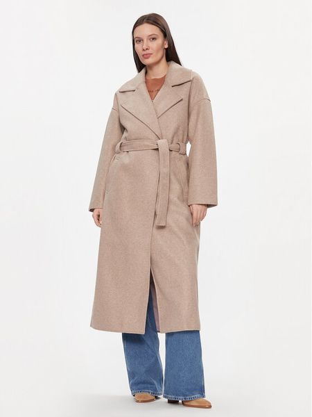 ONLY Płaszcz przejściowy 15292812 Beżowy Regular Fit. Brązowe płaszcze damskie Only, l, bez wzorów, z syntetyku. Za 449.99 zł.