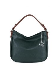 Mia Tomazzi Skórzana torebka "Molise" w kolorze ciemnozielonym - 30 x 20 x 8 cm rozmiar: onesize. Zielone torebki klasyczne damskie Mia Tomazzi, bez wzorów, z materiału, bez dodatków. Za 217.99 zł.