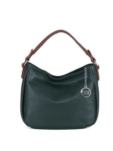 Mia Tomazzi Skórzana torebka "Molise" w kolorze ciemnozielonym - 30 x 20 x 8 cm rozmiar: onesize. Zielone torebki klasyczne damskie Mia Tomazzi, bez wzorów, z materiału, bez dodatków. Za 217.99 zł.