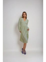 Monki Sukienka w kolorze zielonym rozmiar: 38. Zielone sukienki damskie Monki, bez wzorów, bez kołnierzyka, bez ramiączek, midi. Za 52.67 zł.
