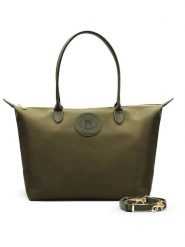 ATELIERS SAINT GERMAIN Skórzany shopper bag w kolorze khaki - 42 x 25 x 19 cm rozmiar: onesize. Brązowe shopper bag damskie ATELIERS SAINT GERMAIN, bez wzorów, z materiału, na ramię, bez dodatków. Za 500.38 zł.