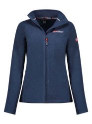 Geographical Norway Kurtka polarowa "Tug" w kolorze granatowym rozmiar: S. Niebieskie kurtki damskie Geographical Norway, s, bez wzorów, z polaru, bez kaptura. Za 74.46 zł.