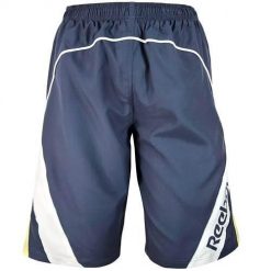 Spodnie treningowe męskie Reebok AUJG7794B79. Niebieskie spodnie sportowe męskie Reebok, z materiału. Za 119.00 zł.