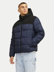 Jack & Jones Kurtka zimowa Moon 12256882 Granatowy Regular Fit. Niebieskie kurtki męskie Jack & Jones, na zimę, m, bez wzorów, z syntetyku, bez kaptura. Za 229.99 zł.