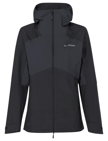 Kurtka damska Simony 2,5L Jacket V. Czarne kurtki damskie Vaude, l, bez wzorów, z materiału, bez kaptura. Za 989.00 zł.