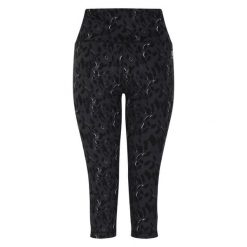 Damskie legginsy 3/4 Dare 2B Influential. Czarne legginsy damskie Dare 2b, bez wzorów, ze skóry, na fitness i siłownię. Za 189.00 zł.