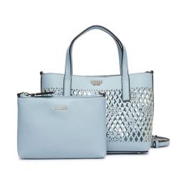 Torebka Guess. Niebieskie torebki klasyczne damskie Guess, z aplikacjami, bez dodatków. Za 589.99 zł.