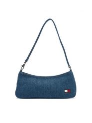 Tommy Jeans Torebka Tjw Cool Denim Shoulder Bag AW0AW19157 Niebieski. Niebieskie torebki klasyczne damskie Tommy Jeans, bez wzorów, z denimu, bez dodatków. Za 489.99 zł.