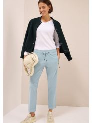 Cecil Spodnie w kolorze błękitnym rozmiar: XL/L28. Niebieskie spodnie materiałowe damskie Cecil, bez wzorów, z materiału. Za 157.35 zł.