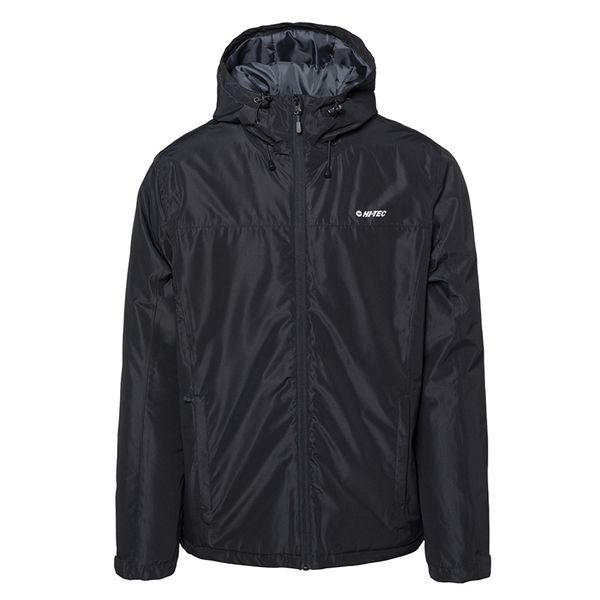 Kurtka narciarska męska Hi-Tec Makito II - czarna, Rozmiar S. Czarne kurtki męskie Hi-tec, l, bez wzorów, bez kaptura, narciarskie. Za 189.99 zł.