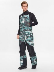 Columbia Spodnie outdoor Highland Summit™ Bib Zielony Regular Fit. Zielone spodnie sportowe męskie Columbia, z syntetyku. Za 939.99 zł.