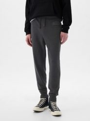 GAP Spodnie dresowe w kolorze antracytowym rozmiar: S. Czarne spodnie dresowe męskie GAP, bez wzorów, z dresówki. Za 78.84 zł.