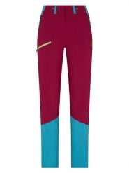 LA SPORTIVA Spodnie funkcyjne "Monument" w kolorze czerwono-turkusowym rozmiar: S. Czerwone spodnie dresowe damskie La Sportiva, s, outdoorowe. Za 270.39 zł.