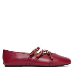 Baleriny MICHAEL Michael Kors. Czerwone baleriny damskie MICHAEL Michael Kors, bez wzorów, bez obcasa. Za 599.99 zł.
