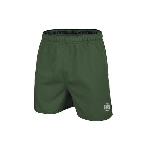 Spodenki sportowe treningowe męskie Pitbull West Coast Performance Small Logo. Zielone szorty sportowe męskie PITBULL, l. Za 149.00 zł.