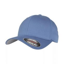 Czapka Z Daszkiem Wooly Combed. Niebieskie czapki z daszkiem damskie FLEXFIT, bez wzorów. Za 68.99 zł.