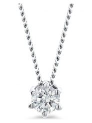 Revoni Złoty naszyjnik z diamentową zawieszką - dł. 45 cm rozmiar: onesize. Szare naszyjniki damskie Revoni, złote. Za 3,044.99 zł.