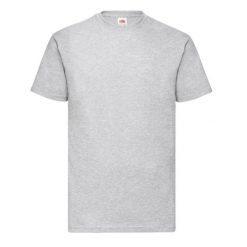 Męska Koszulka Valueweight Heather T-shirt. Szare t-shirty męskie Fruit of the Loom, m, bez wzorów, bez kołnierzyka. Za 39.99 zł.