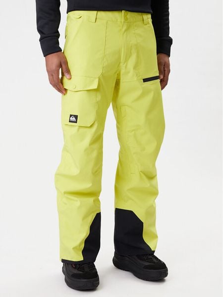 Quiksilver Spodnie snowboardowe Utility EQYTP03235 Żółty Modern Fit. Żółte spodnie materiałowe męskie Quiksilver, bez wzorów, z syntetyku, sportowe. Za 779.99 zł.