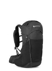 Plecak trekkingowy Montane Trailblazer 25 - black. Czarne plecaki damskie Montane, bez wzorów, z materiału. Za 734.90 zł.