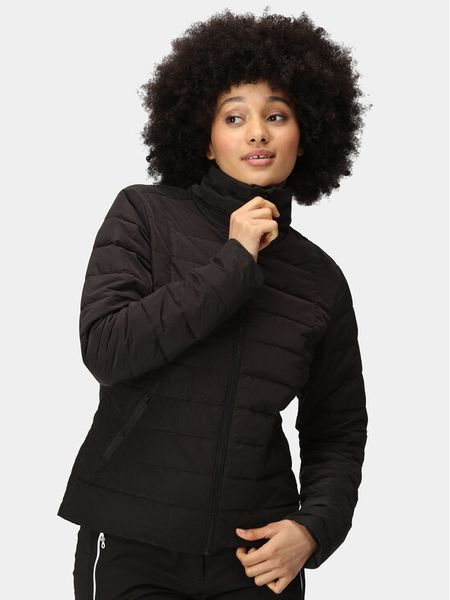 Regatta Kurtka przejściowa Keava III RWN271 Czarny Regular Fit. Czarne kurtki damskie Regatta, bez wzorów, z syntetyku, bez kaptura. Za 599.99 zł.