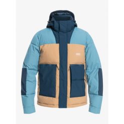 Kurtka zimowa męska Quiksilver Nomad Waterproof. Niebieskie kurtki męskie Quiksilver, na zimę, m, bez wzorów, sportowe, bez kaptura. Za 617.00 zł.