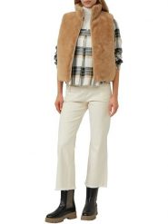 S.OLIVER RED LABEL Dżinsy - Flared fit - w kolorze kremowym rozmiar: 34. Brązowe jeansy damskie s.Oliver RED LABEL. Za 143.99 zł.