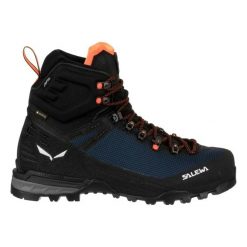 Buty trekkingowe Salewa Ortles Edge Mid GTX. Czarne buty trekkingowe męskie Salewa, na jesień, z gore-texu, bez zapięcia, trekkingowe, gore-tex. Za 1,332.00 zł.