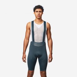 Spodenki rowerowe szosowe Van Rysel RCR R 4. Niebieskie szorty męskie VAN RYSEL, bez wzorów, z tworzywa sztucznego, sportowe. Za 319.99 zł.