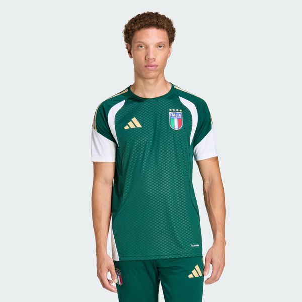 Koszulka treningowa Włochy 26 Tiro. Zielone t-shirty sportowe męskie Adidas, bez ramiączek, do piłki nożnej, climacool (adidas). Za 239.00 zł.