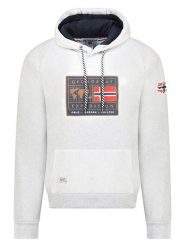 Geographical Norway Bluza "Gofoten" w kolorze szarym rozmiar: XL. Szare bluzy z kapturem męskie Geographical Norway, xl, z bawełny. Za 143.22 zł.