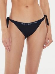 Tommy Hilfiger Dół od bikini UW0UW05260 Granatowy. Niebieskie bikini damskie Tommy Hilfiger, bez wzorów. Za 129.99 zł.