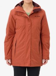 Płaszcz ocieplany damski Vaude Rosemoor Padded Parka. Czerwone parki damskie Vaude, na zimę, m, bez wzorów. Za 709.49 zł.