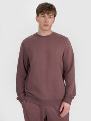 4F Bluza w kolorze brązowym rozmiar: L. Brązowe bluzy bez kaptura męskie 4f, l. Za 79.03 zł.