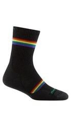 Skarpety damskie Darn Tough Prism Micro Crew Lightweight with Cushion - black rozmiar: m. Czarne skarpetki damskie no name, bez wzorów. Za 209.99 zł.