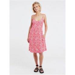 Sukienka damska Protest PRTTANA dress. Czerwone sukienki damskie Protest, xs, bez wzorów, sportowe, bez kołnierzyka, bez ramiączek, sportowe. Za 289.99 zł.