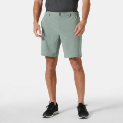 Szorty Helly Hansen HP Sirocco. Zielone szorty męskie Helly Hansen, bez kołnierzyka. Za 326.50 zł.