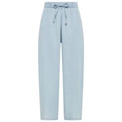 Spodnie Deha Denim Lyocell Balloon Pants Damskie. Niebieskie spodnie materiałowe damskie Deha, bez wzorów, z bawełny, z podwyższonym stanem. Za 374.99 zł.