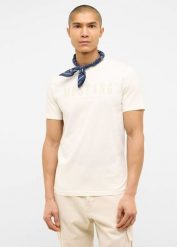 Męski T-Shirt Mustang Style Austin Whisper White 1016480 2013. Białe t-shirty męskie Mustang, m, bez wzorów, bez kołnierzyka. Za 79.99 zł.