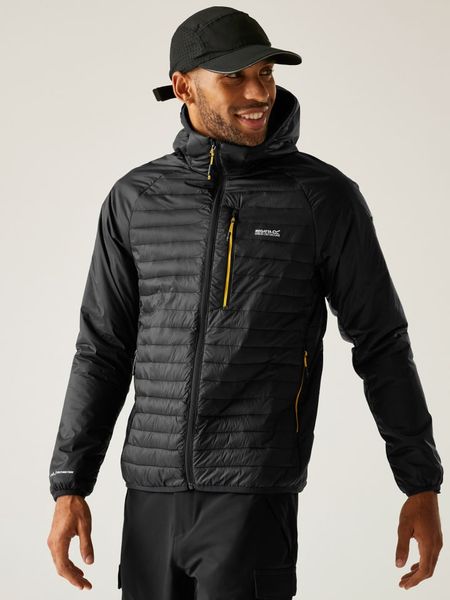 Regatta Kurtka przejściowa "Rowak" w kolorze czarnym rozmiar: XXL. Czarne kurtki męskie Regatta, xxl, bez wzorów, bez kaptura. Za 174.43 zł.