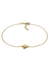 Elli Bransoletka Damska Zawieszka Żółw Peachain 925 Sterling Silver Lato / Plaża 22 cm Biżuteria dla stóp 1 ct Damski. Szara bransoletki damskie Elli, srebrne. Za 245.64 zł.