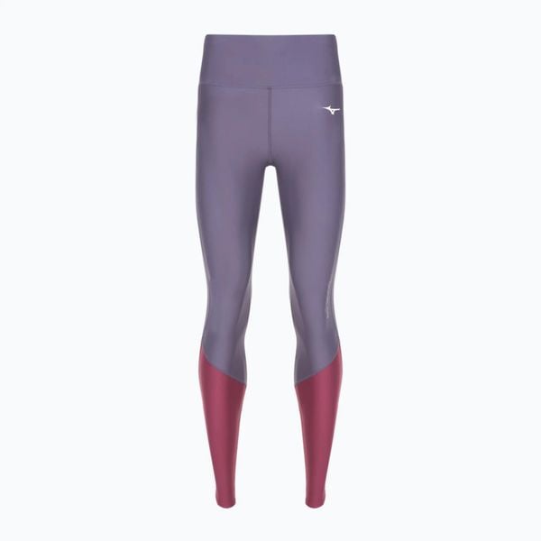 Legginsy do biegania damskie Mizuno BG3000. Fioletowe legginsy damskie Mizuno, l, bez wzorów, z elastanu. Za 139.99 zł.