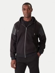 KARL LAGERFELD Bluza 705037 554902 Czarny Regular Fit. Czarne bluzy bez kaptura męskie Karl Lagerfeld, l, z syntetyku. Za 1,149.00 zł.